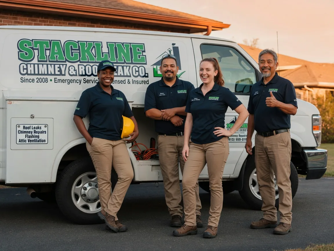 Chimney flashing repair company in Geneseo, KS